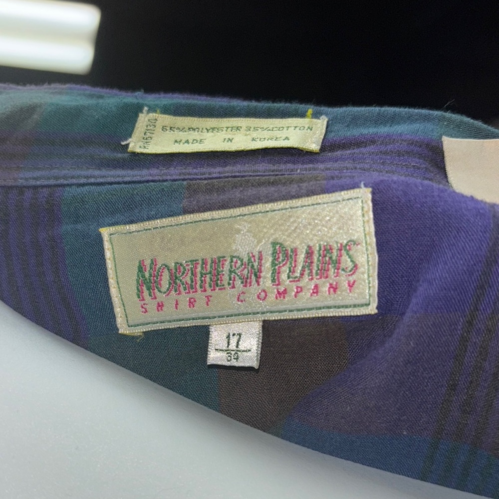 Northern Plains Men's Western Shirt with Pearl Snaps - Picture 3 of 6